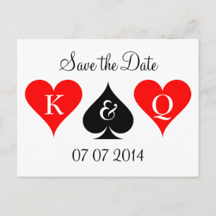Mariage Las Vegas enregistrer la date cartes posta