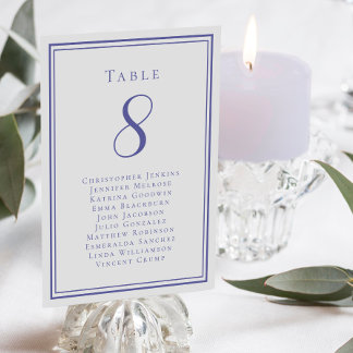 Mariage Liste de sièges Invité Numéro de table Pér