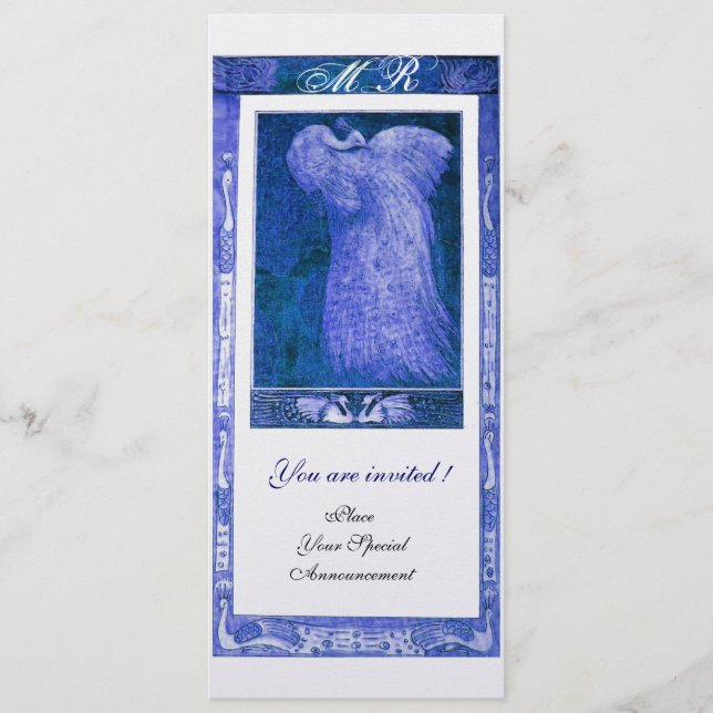 MARIAGE LOVE PEACOCK MONOGRAM Bleu Blanc Programme (Devant)