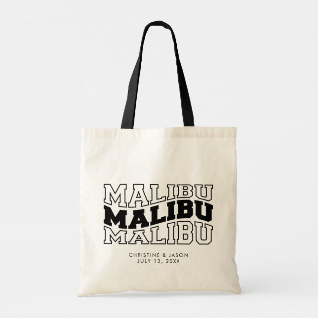 Mariage Malibu Bienvenue Fourre-tout Mariage sac (Dos)