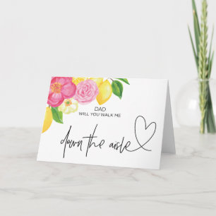 Mariage Marchez-moi sur l'île de la carte de marié