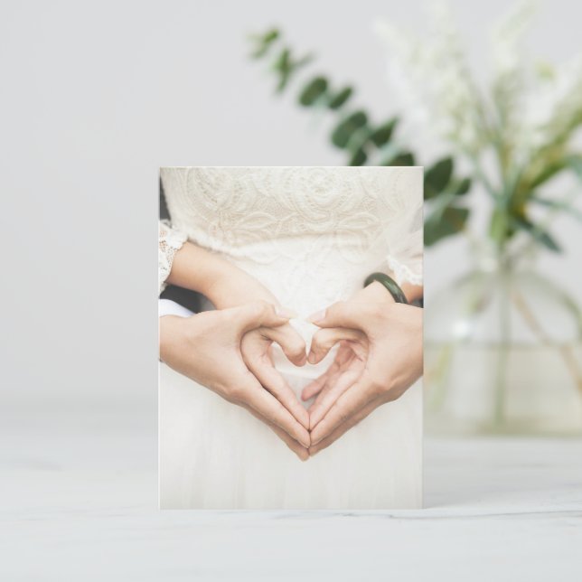 Mariage Mariage de coeur Mains Mariage romantique (Debout devant)