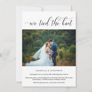Mariage Mariage Elopement Faire-part Invitation