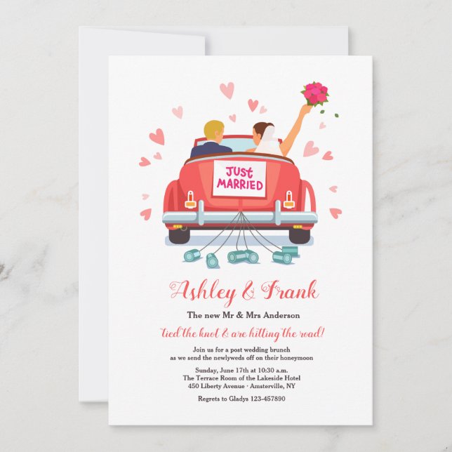 Mariage (Marié blond) Invitation (Devant)