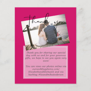 Mariage Merci Cartes Avec Photo Virtual Digital