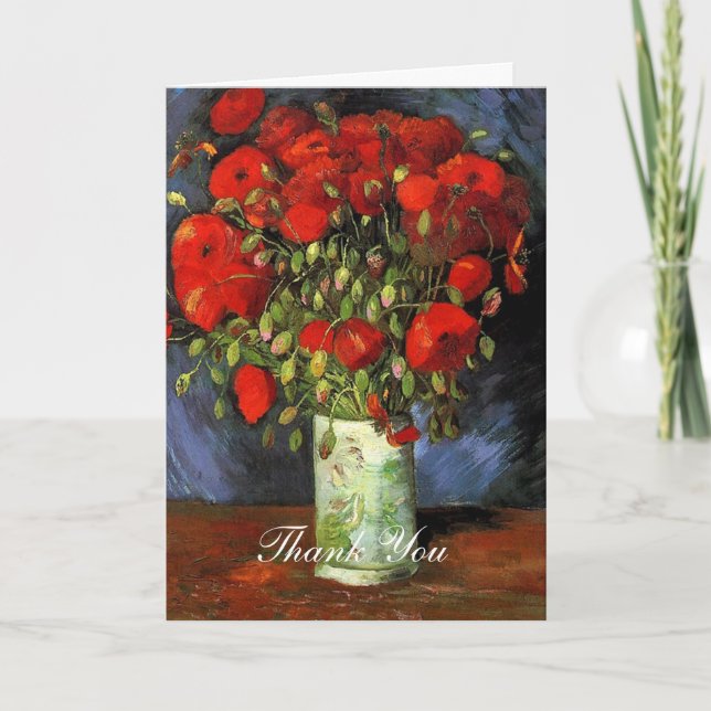 Mariage merci note Vincent van Gogh (Devant)