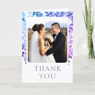 Mariage Merci photo aquarelle Floral