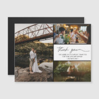 Mariage Merci photo simple et moderne