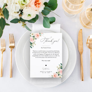 Mariage Merci Remarque, En Remplacement Des Cartes