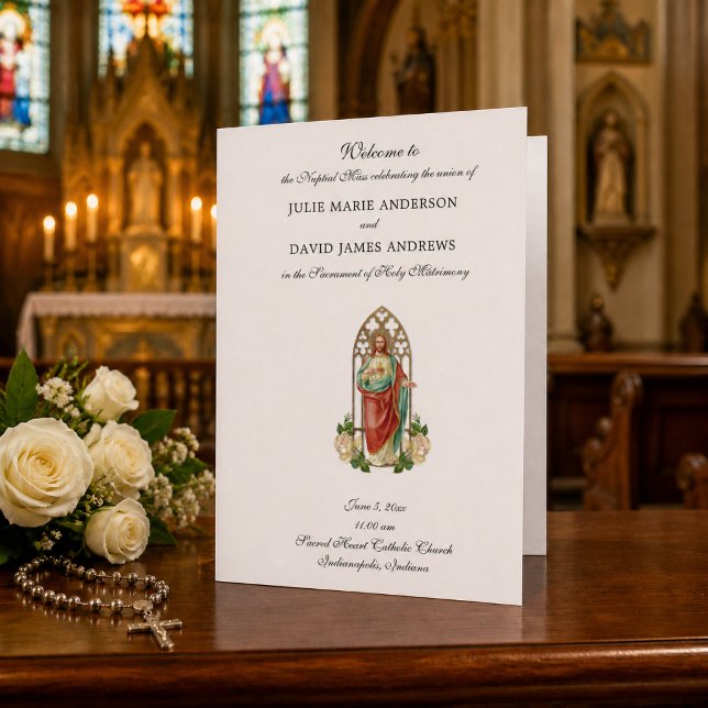 Mariage Messe latine catholique Programme du Sacré (Créateur téléchargé)