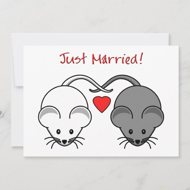 Mariage Mice noir blanc marié (Devant)