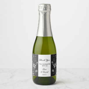 Mariage Mini Sparkling Wine Bottle Étiquette