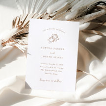 Mariage Minimaliste à Fer à Cheval