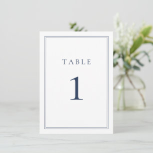 Mariage Minimaliste Classique Bleu Marine