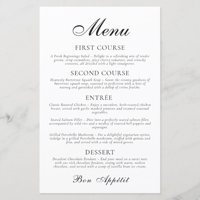 Mariage minimaliste classique moderne (Devant)