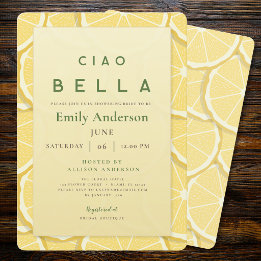 Mariage minimaliste d'Amalfi | Invitation Ciao Bel