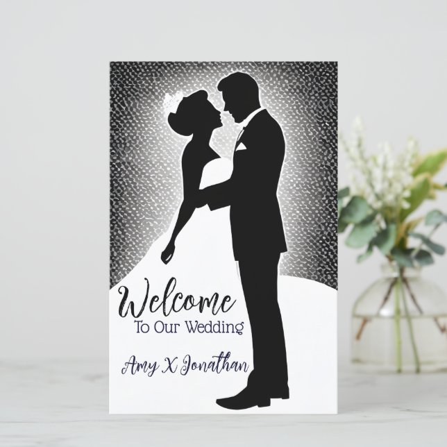 Mariage minimaliste d'Art Moderne Accueil Fiançail (Debout devant)
