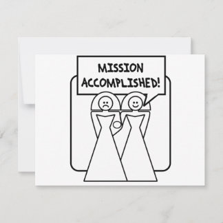 Mariage "Mission accomplie" (homosexuel)