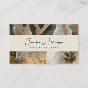Mariage moderne Celebrate Carte de visite
