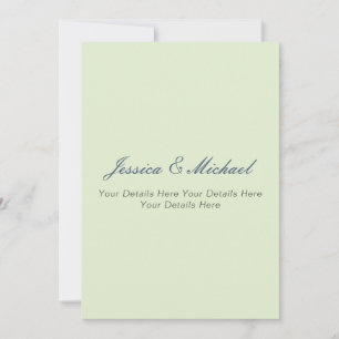 Mariage Moderne Élégant Simple Professionnel