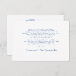 Mariage moderne Hydrangea Dusty Blue Merci