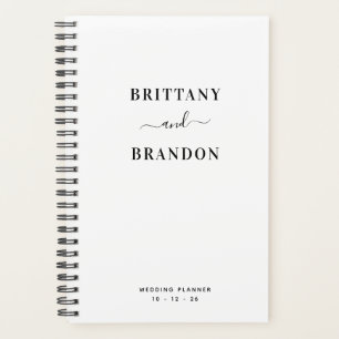 Mariage moderne minimaliste de mariée et de chamb