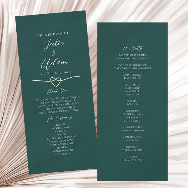 Mariage Moderne Or et Vert Émeraude (Créateur téléchargé)