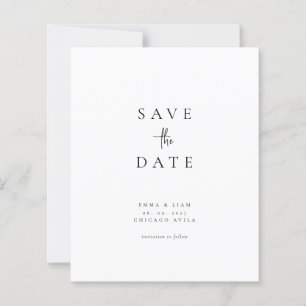 Mariage Moderne Photo Économique Save The Date