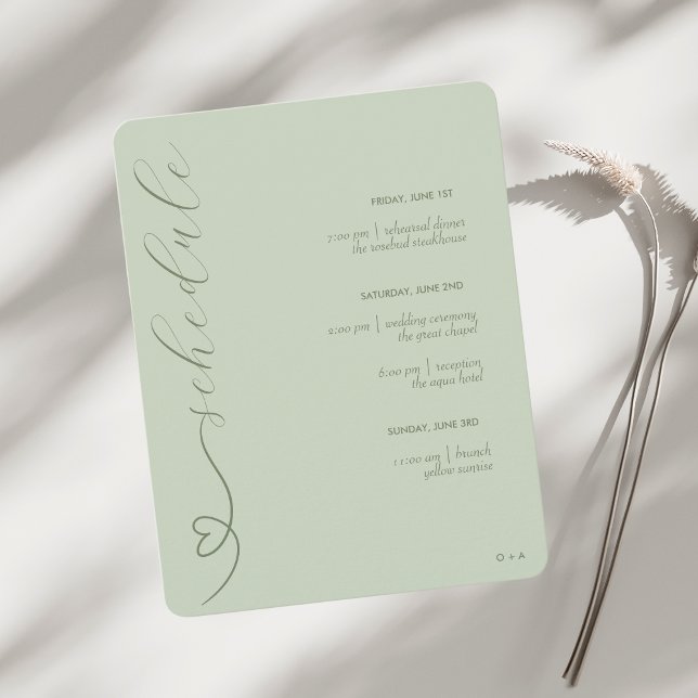 Mariage Moderne | Programme & Détails | Sauge Clai (Créateur téléchargé)