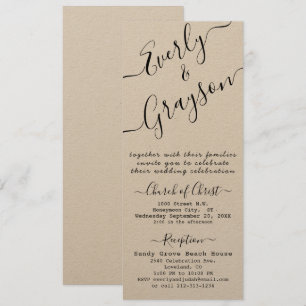 Mariage moderne simple