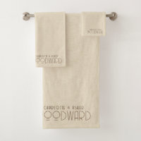 Mariage Monogram Newlyweds Effet Lin Crème