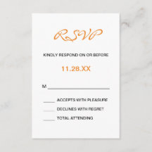 Mariage Monogramme Splashy RSVP
