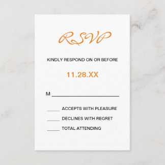 Mariage Monogramme Splashy RSVP
