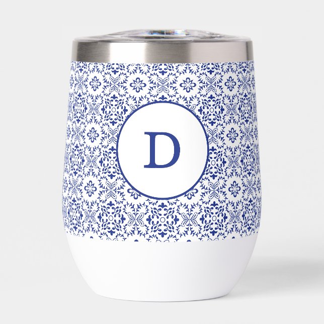 Mariage Mosaïque Bleu Méditerranéen Moderne (Avant)