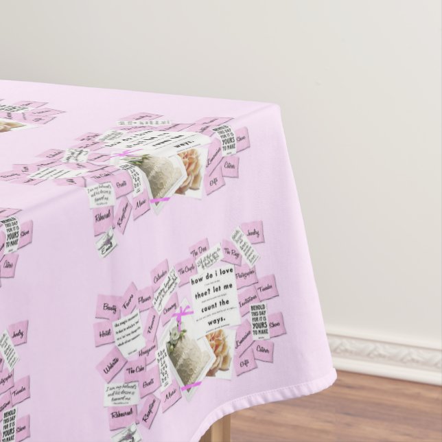 Mariage nappe pour mariage de douche nuptiale (In Situ)