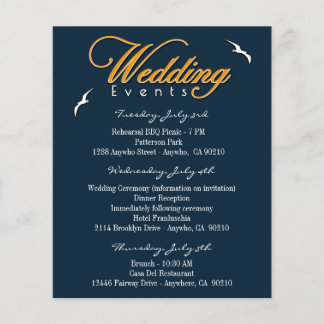 Mariage nautique - Insertions d'événements et d'hé