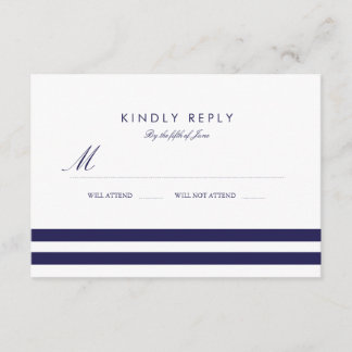 Mariage Nautique Marine RSVP