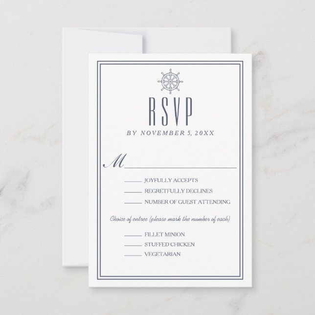 Mariage nautique RSVP 2 (Devant)