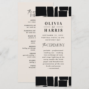 Mariage noir & blanc minimaliste moderne
