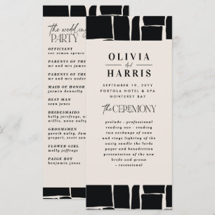 Mariage noir & blanc minimaliste moderne