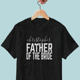 Mariage Nom du parent Père de la mariée T-shirt