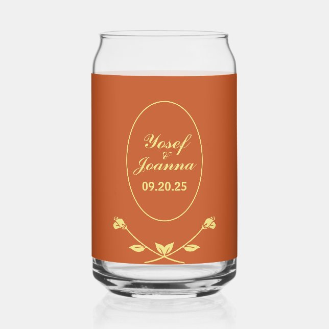 Mariage Noms Verre (Recto)