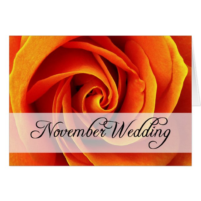 Mariage novembre : rose de la saison : (Devant horizontal)