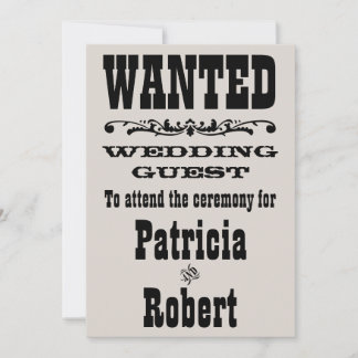 Mariage occidental| Invitation