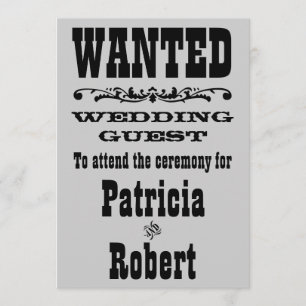 Mariage occidental   Invitation