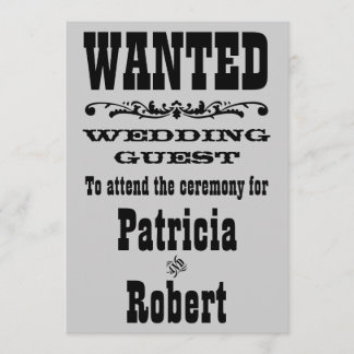 Mariage occidental | Invitation