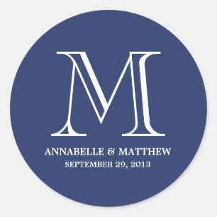 Mariage officiel Monogramme Favoriser Étiquette