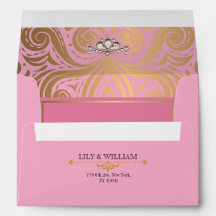 Mariage or rose élégant Artdeco Diamond