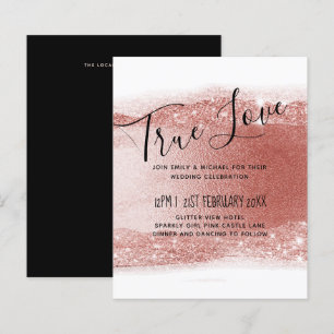 Mariage pailleté or rose pas cher aspect feuille m