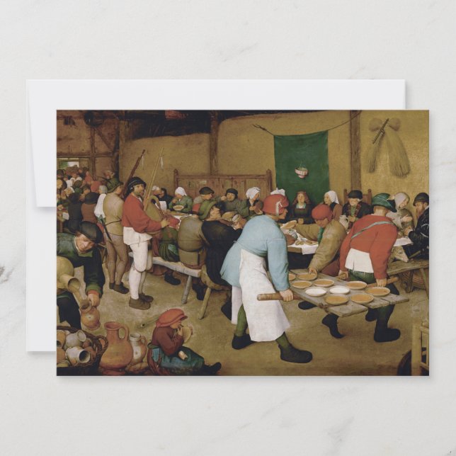 Mariage paysan par Pieter Bruegel l'Ancien (Devant)